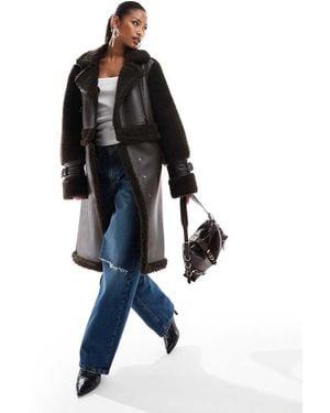 Aria Cove Faux Shearling 2 - Blue