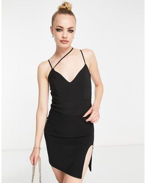 Extro & Vert Structured Strappy Body - Black