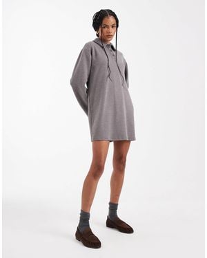 ASOS Supersoft Rugby Dress - Gray