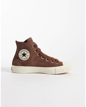 Converse Chuck taylor all star - baskets - et crème - Marron