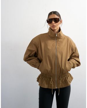 TOPSHOP – jacke aus baumwolle - Natur