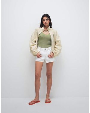 Cotton On Pantalones Cortos Vaqueros Original - Blanco
