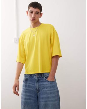 Collusion Boxy T-shirt - Yellow
