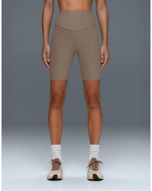 Oysho Comfortlux High-Rise 20Cm Short Leggings - Brown
