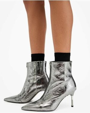 AllSaints Botas Gris Plomo Natasha De - Blanco