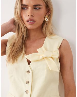 Vila – elegante weste - Natur