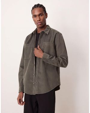 Only & Sons Cord Overshirt - Gray
