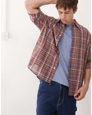 Weekday Oversized Shirt - Blue