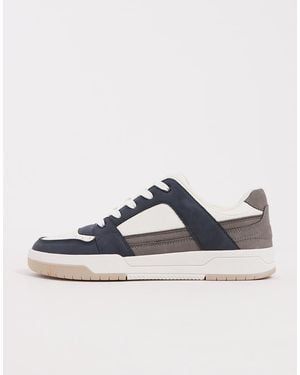 ASOS Trainers With Panelling - Blue