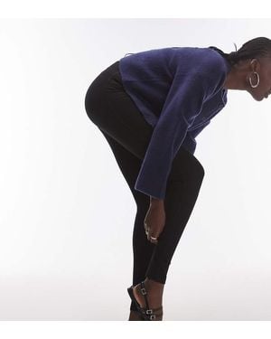 TOPSHOP Full Length Heavy Weight legging - Blue