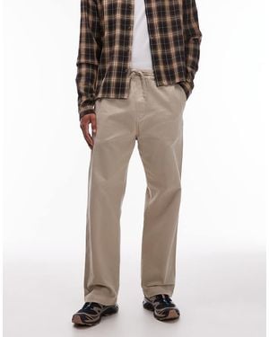 Carhartt Floyde Relaxed Pull On Trousers - Natural