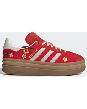adidas Originals Gazelle Bold Trainers - Red