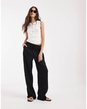 Vero Moda – weit geschnittene hose - Blau