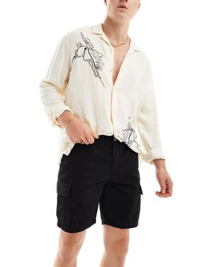 New Look – cargo-shorts - Weiß