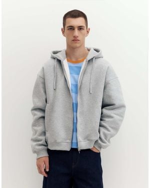 Pull&Bear Hoodie mit reißverschluss - Grau