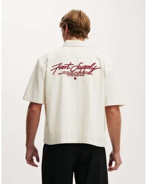 Cotton On Ventura Short Sleeve Shirt - White