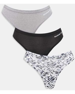 Reebok Agatha Geo Thongs - White
