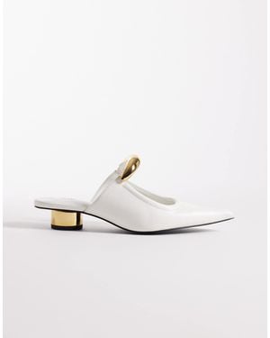 JW PEI – helena – mules - Weiß