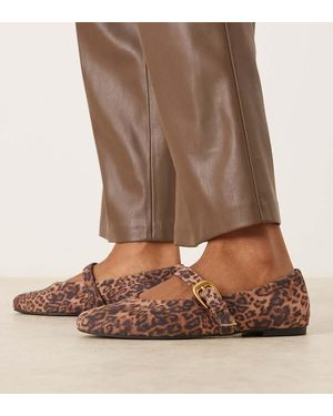 ASOS Leah Mary Jane Ballets - Brown