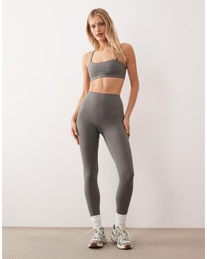 ARKET Co-Ord Soft Seamless Leggings - Natural