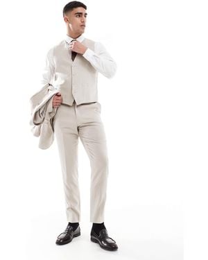 French Connection French Connection Linen Formal Suit Trousers - White