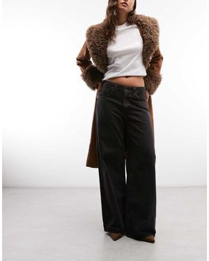 Levi's Jeans Wide Leg Midi Neri - Bianco