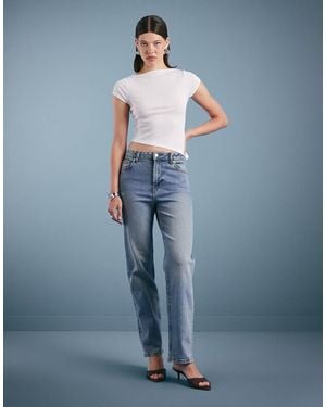 Miss Selfridge Straight Leg Jean - Blue