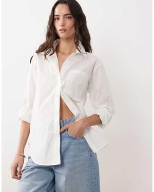 New Look Poplin Overhemd - Wit