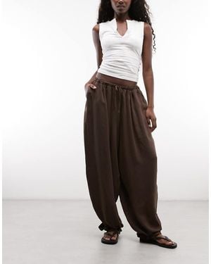 ASOS Pantaloni Balloon Coordinati Marroni - Marrone