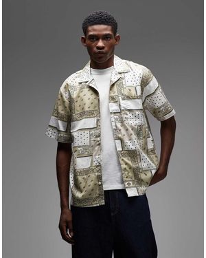Dickies Glandorf Short Sleeve Patch Shirt - Grey