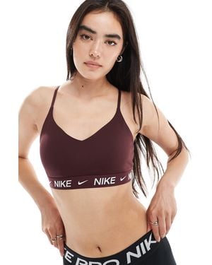 Nike – indy – sport-bh mit leichter stützfunktion - Rot