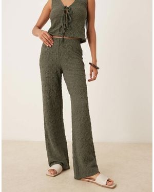 Mango – hose aus häkelware - Natur