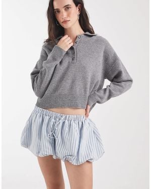 ASOS Shorts mit ballonsaum - Grau