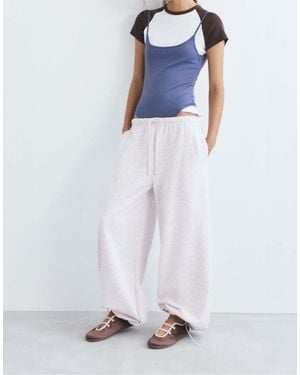 Pull&Bear Wide-Leg Tracksuit Bottoms - Blue