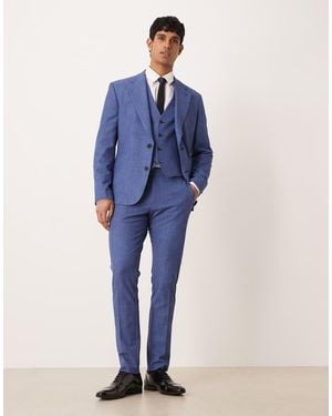 ASOS Skinny Suit Trousers - Blue