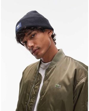 Lacoste Berretto Con Toppa Con Logo - Nero