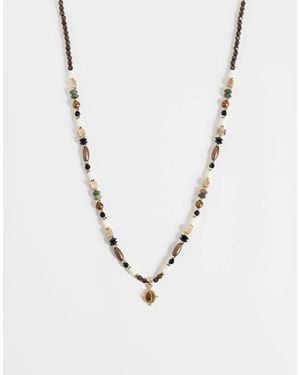 ASOS Collana Con Pendente - Metallizzato