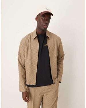 ASOS Smart Co-ord Harrington Jacket - Natural