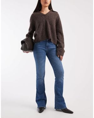 ONLY Phoebe Low Waist Flare Jeans - Blue
