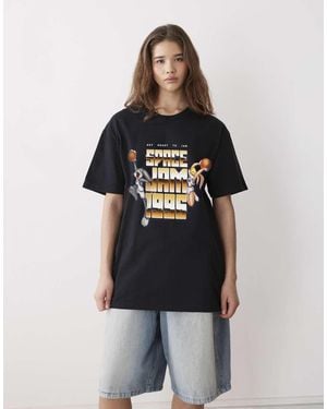 PRNT Space Jam Relaxed T-Shirt - Black
