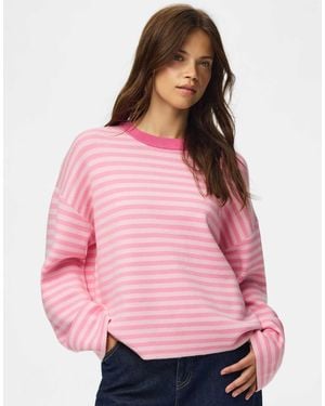 Pieces – strickpullover - Pink