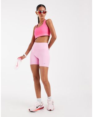 Nike Tempo Dri-Fit Short Met Hoge Taille - Roze