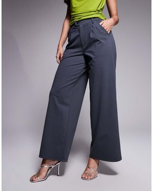 ASOS Wide Leg Trousers - Blue