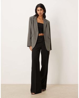 Motel Maiwa Textured Blazer - Gray