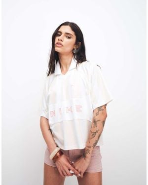 Nike Street Stripe Jersey T-Shirt - White