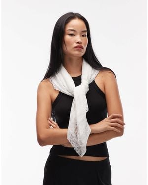 ASOS Lace Scarf - White