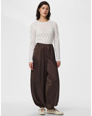Pieces Broek - Wit