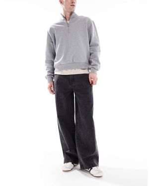 Another Influence – weit geschnittene jeans - Grau