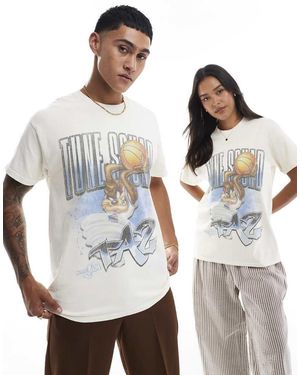 PRNT Space Jam Taz Relaxed T-Shirt - Grey