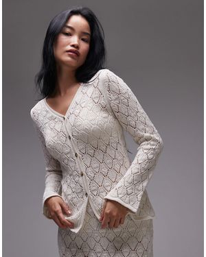 TOPSHOP – strickjacke - Grau